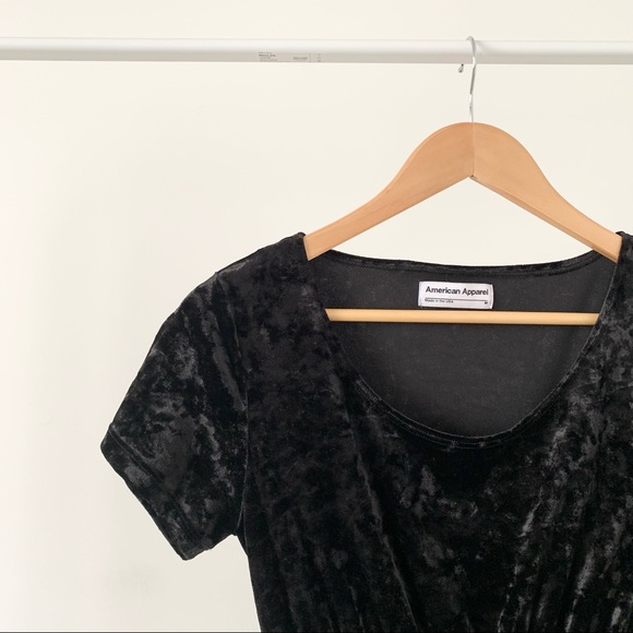 American Apparel Dresses & Skirts - AMERICAN APPAREL Velvet Babydoll Dress